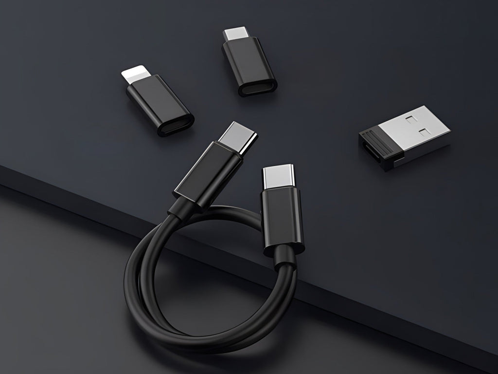 Techancy Cabo De Dados Multifunções Otg Kit TV3757, Várias Combinações Para Combinar, Carregar E Transferir/Armazenar Dados